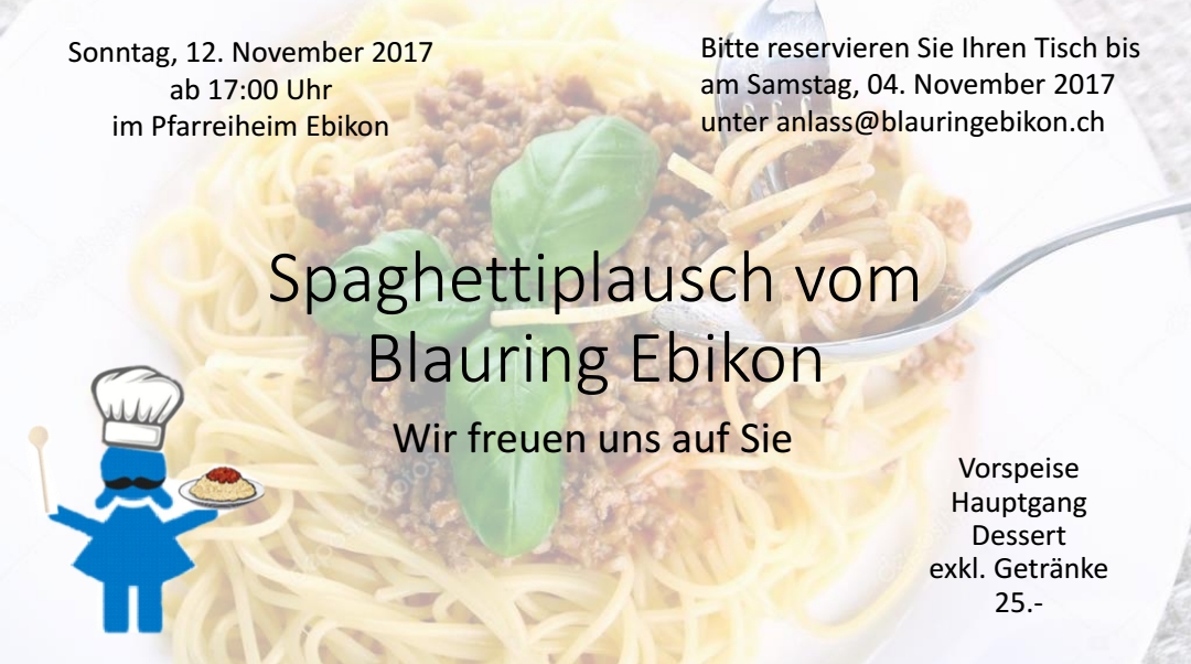 Spaghettiplausch 2017
