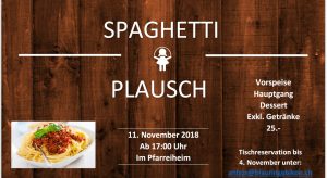 Spaghettiplausch 2018